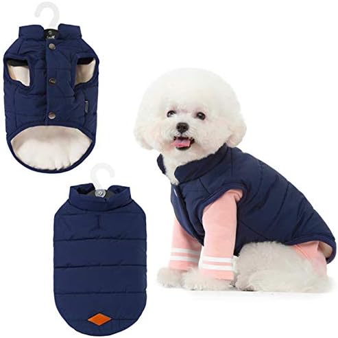 Meorooro plijesni prsluk za male srednje pse topla pamučna jakna s povodljivom rupom, zimski pas osjetljivi
