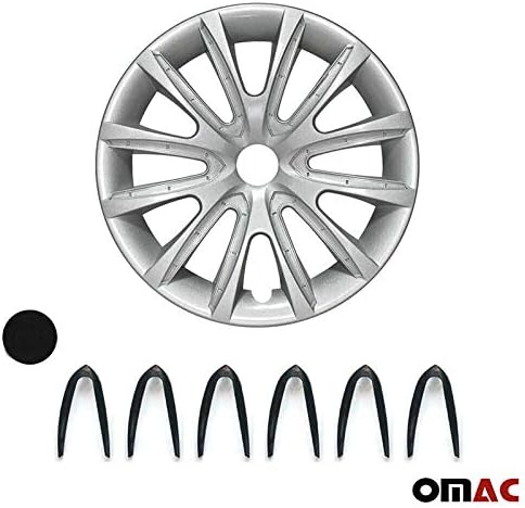 OMAC naplatak kotača HUBCAPS | Auto oprema 14 inčni oem HUB CAPS 4 kom set | Automatska zamena za zamjenu