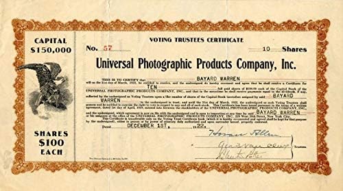 Universal Photographic Products Co, Inc.