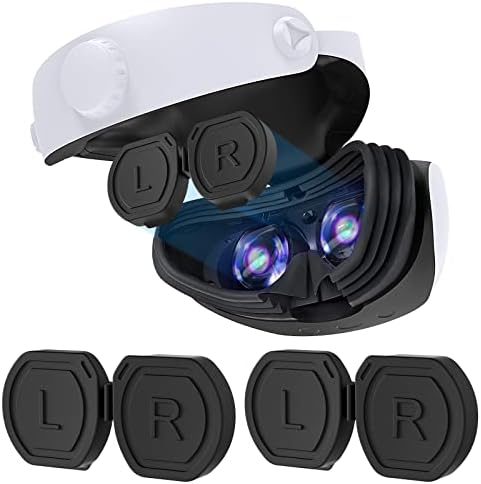 2 pakovanje silikonskih objektiva za PS VR2, Yuanhot zaštitni poklopac za PSVR 2 naočala Zaštita sočiva,