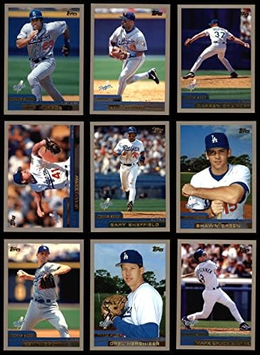 2000 TOPPS Los Angeles Dodgers Gotovo kompletan timski set Los Angeles Dodgers NM / MT Dodgers