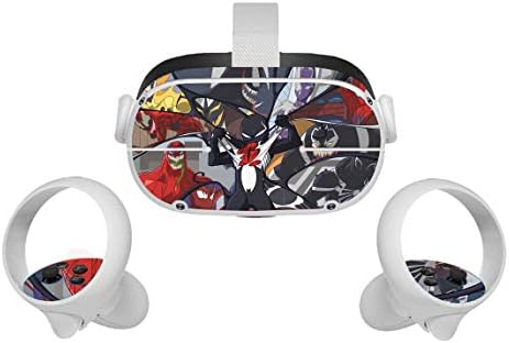 Amala Naidu Black Spider Movie Oculus Quest 2 VR Slušalica i kontroler, koža za vinilnu kožu za VR slušalice