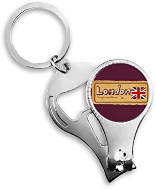 Union Jack UK London Marke Britan za nokte NIPPER prsten za ključeve