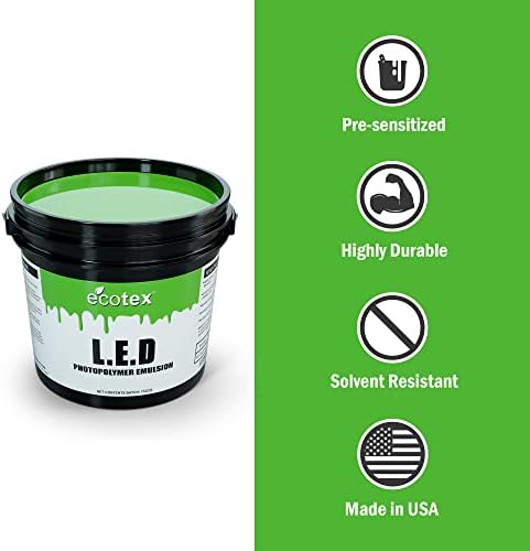 Ecotex® L E D emulzija za zelenu sito štampu pre-senzibilizirana emulzija za sito sito, tekstil i tkaninu